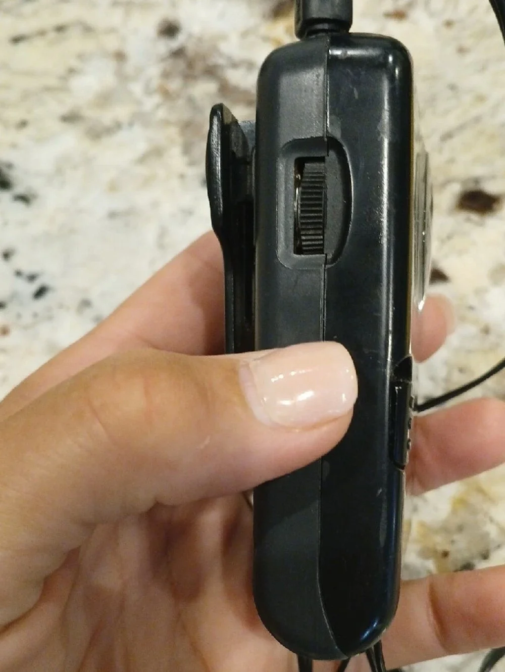 Sony Black FM Stereo Walkman with Belt Clip